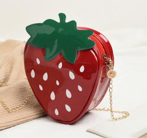 MBM Strawberry women mini Purse Chain Small Crossbody Bag Cell Phone Wallet Bag Shoulder Bag Handbag Fruit Shaped summer